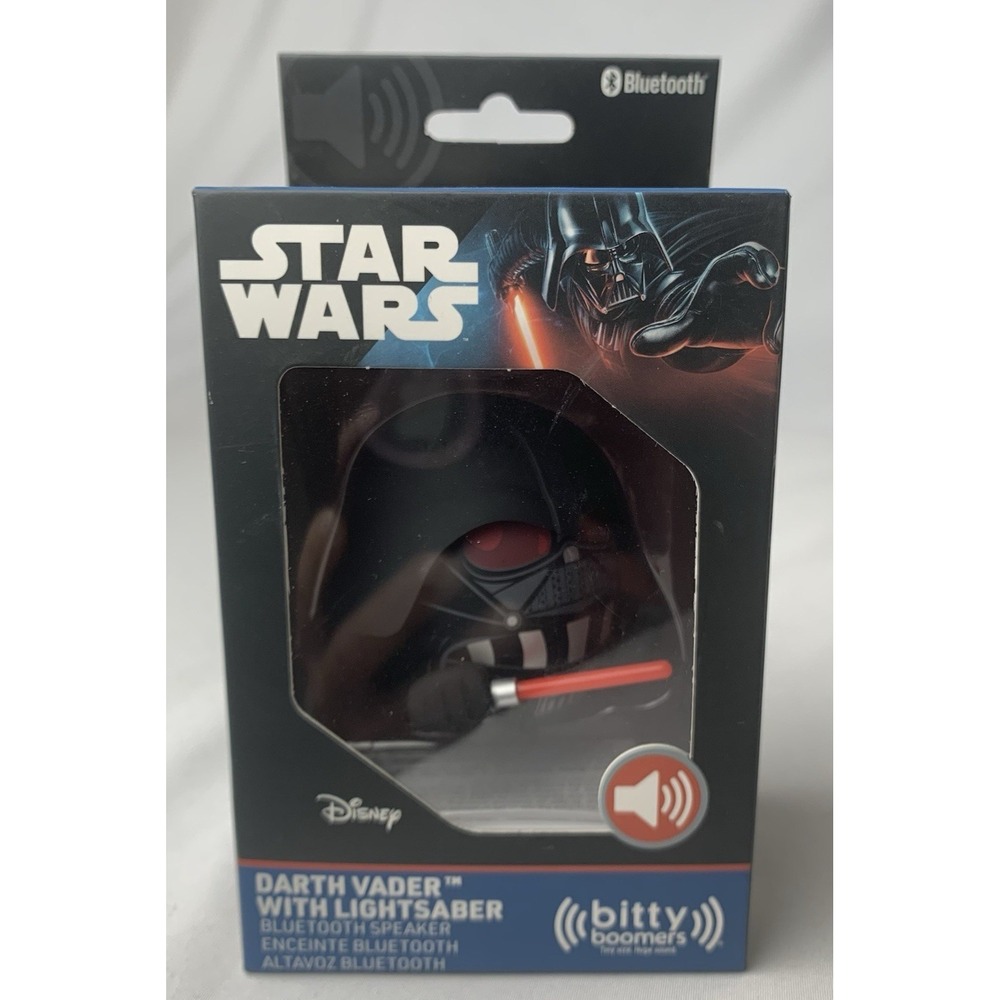 NEW Star Wars‎ Darth Vader w/Lightsaber Bluetooth Wireless Speaker Bitty Boomers
